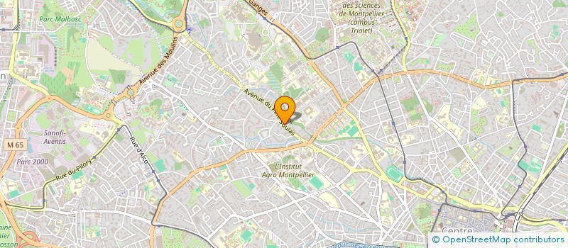 localisation de l'entreprise MADAME ORIANE COLOMBIER  MONTPELLIER