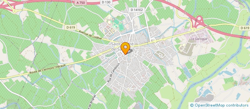 localisation de l'entreprise MADAME ORIANE CONDE  SAINT-ANDRE-DE-SANGONIS