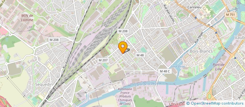 localisation de l'entreprise MADAME ORIANE COURTIN à LILLE