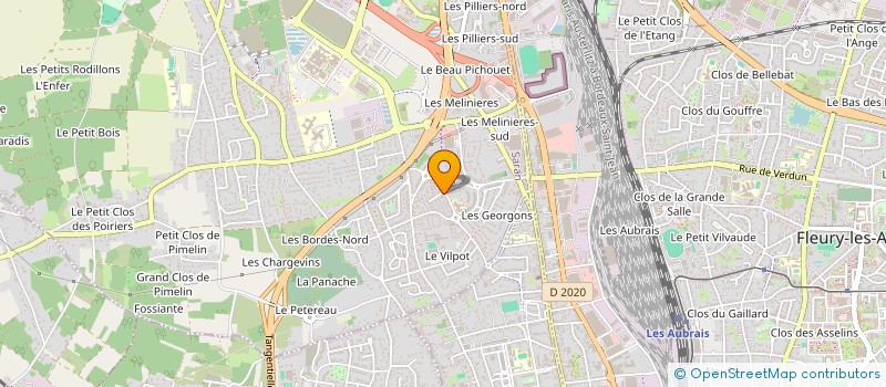 localisation de l'entreprise MADAME ORIANE DE SAINT JORES à SARAN