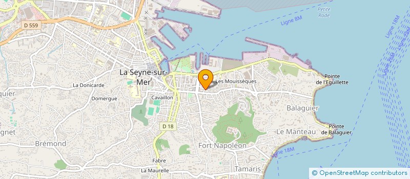 localisation de l'entreprise MADAME ORIANE DECUGIS à LA SEYNE-SUR-MER