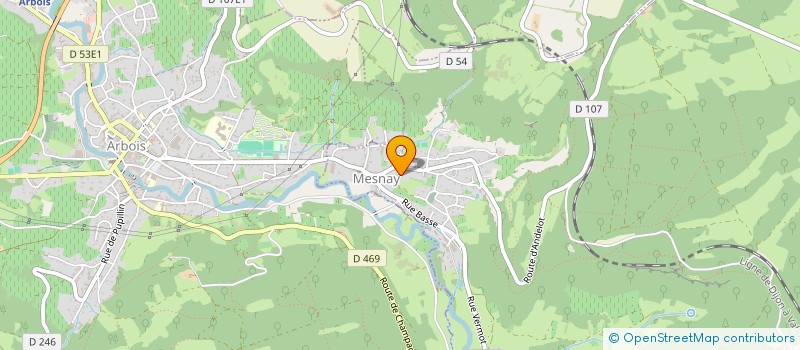 localisation de l'entreprise MADAME ORIANE DUBOZ  MOLAIN