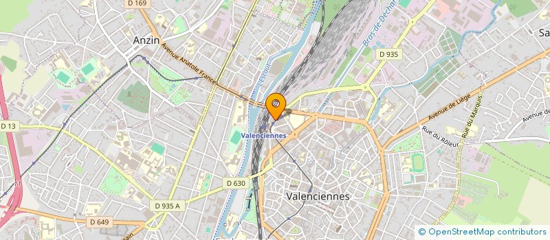 localisation de l'entreprise MADAME ORIANE DUPONT  VALENCIENNES