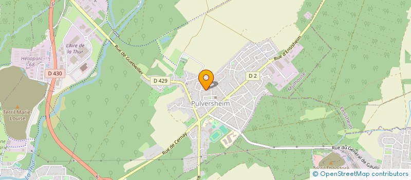 localisation de l'entreprise MADAME ORIANE EDON  PULVERSHEIM