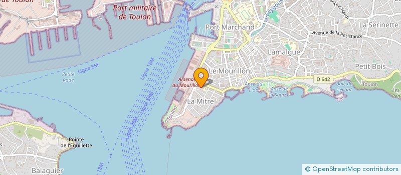 localisation de l'entreprise MADAME ORIANE ETIENNE  TOULON