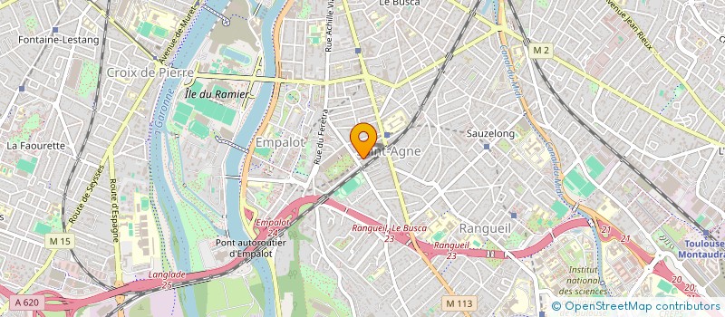 localisation de l'entreprise MADAME ORIANE FEUILLERAT  TOULOUSE