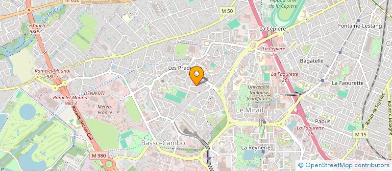 localisation de l'entreprise MADAME ORIANE-FLORA DESHOULIERES  TOULOUSE
