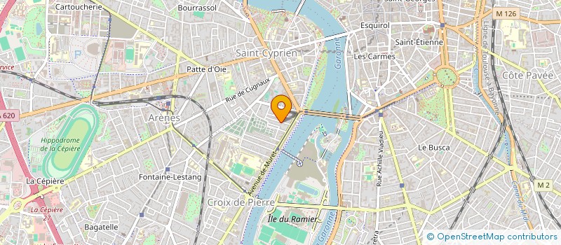 localisation de l'entreprise MADAME ORIANE FRANCESCHINI à TOULOUSE