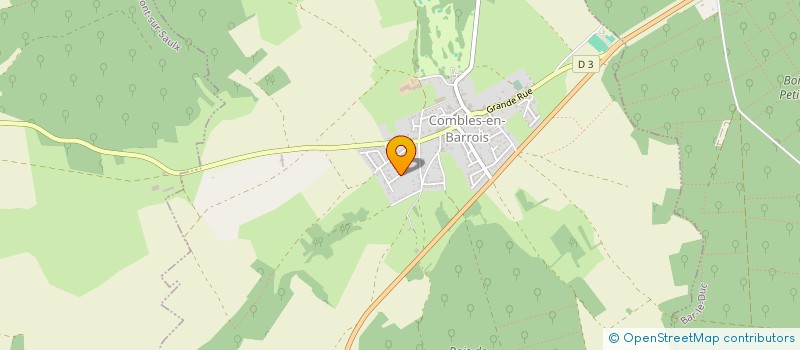 localisation de l'entreprise MADAME ORIANE GEORGES à COMBLES-EN-BARROIS