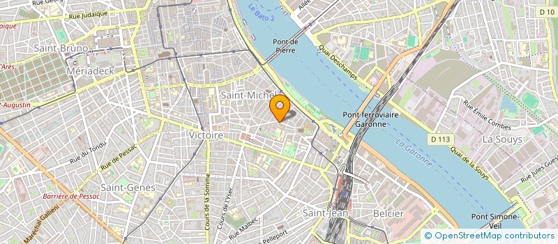 localisation de l'entreprise MADAME ORIANE GIBARROUX  BORDEAUX