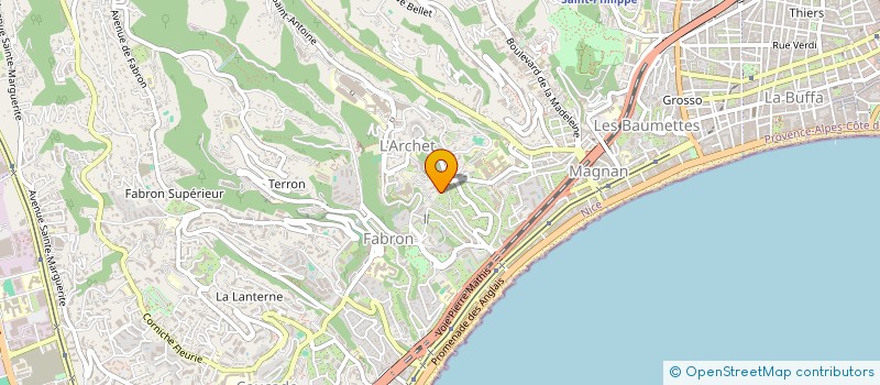 localisation de l'entreprise MADAME ORIANE GIRARD à NICE