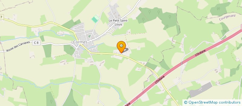 localisation de l'entreprise MADAME ORIANE GUILLET  CORMES