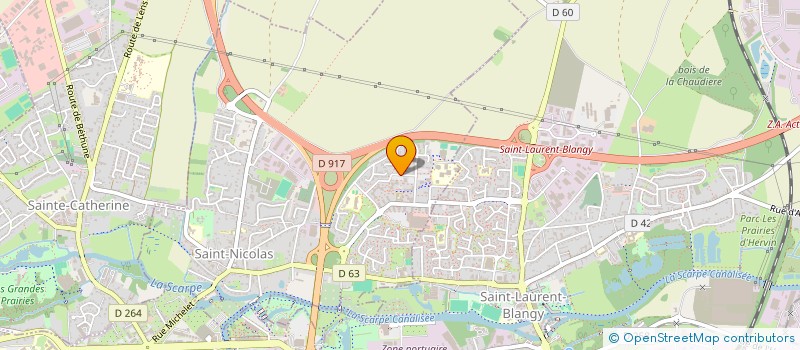 localisation de l'entreprise MADAME ORIANE HUBERT  SAINT-NICOLAS