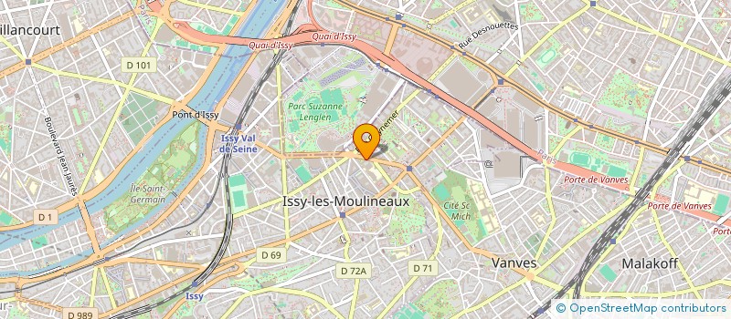 localisation de l'entreprise MADAME ORIANE LACROIX à ISSY-LES-MOULINEAUX