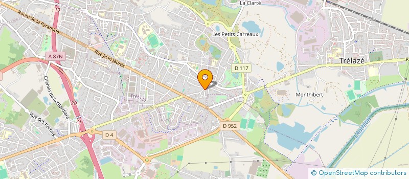 localisation de l'entreprise MADAME ORIANE LAPORTE à TRELAZE