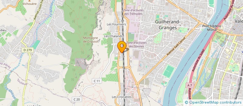 localisation de l'entreprise MADAME ORIANE LEONHARDT  GUILHERAND-GRANGES