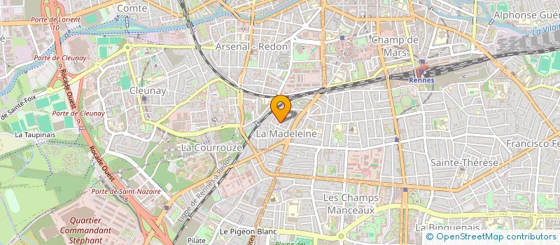 localisation de l'entreprise MADAME ORIANE LEPANNETIER  RENNES