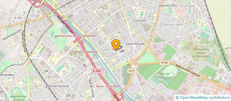 localisation de l'entreprise MADAME ORIANE MAINCENT  REIMS