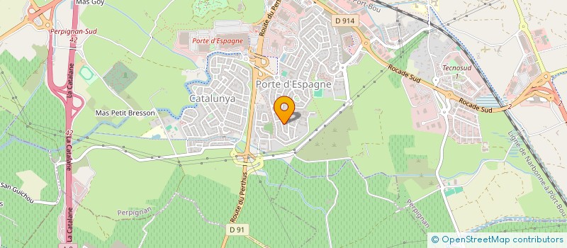 localisation de l'entreprise MADAME ORIANE MARTINEZ  PERPIGNAN