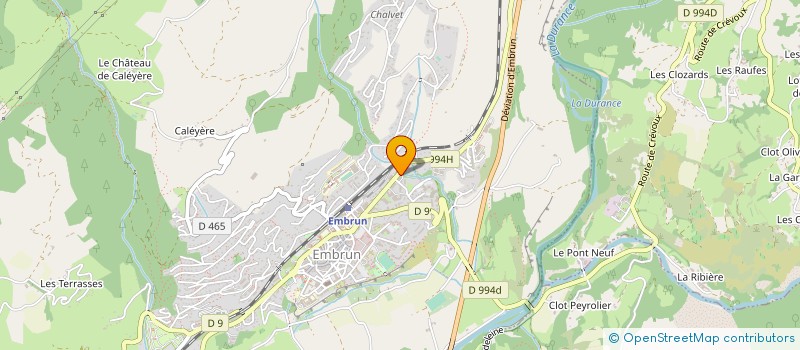 localisation de l'entreprise MADAME ORIANE MASSON  EMBRUN