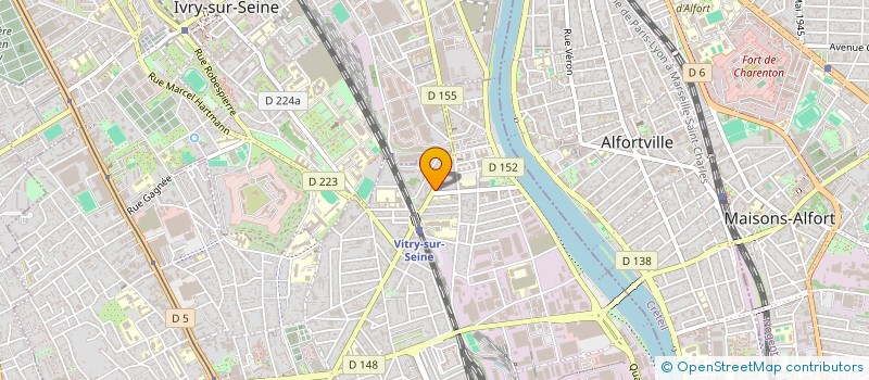 localisation de l'entreprise MADAME ORIANE MELLOUET  VITRY-SUR-SEINE