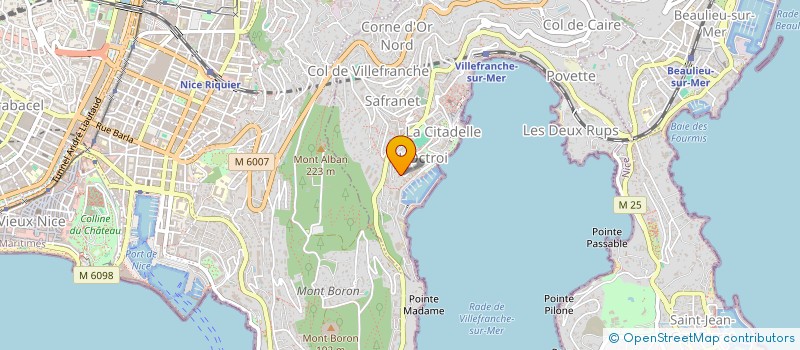 localisation de l'entreprise MADAME ORIANE ODASSO à VILLEFRANCHE-SUR-MER