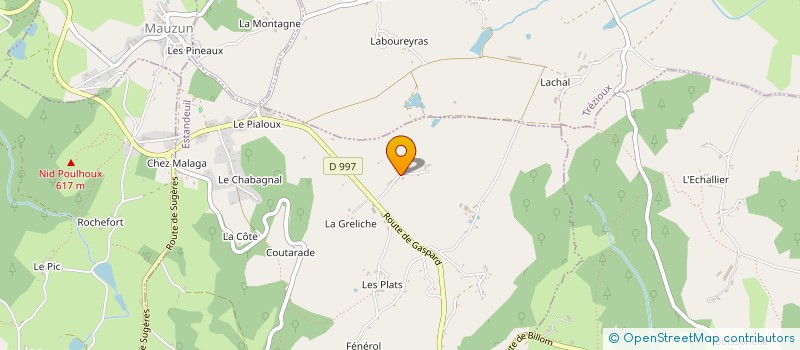 localisation de l'entreprise MADAME ORIANE OUDIOU  ESTANDEUIL