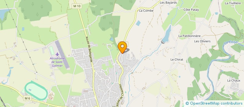 localisation de l'entreprise MADAME ORIANE PALLEY  SAINT-GALMIER