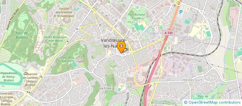 localisation de l'entreprise MADAME ORIANE PINHEIRO  VANDUVRE-LES-NANCY