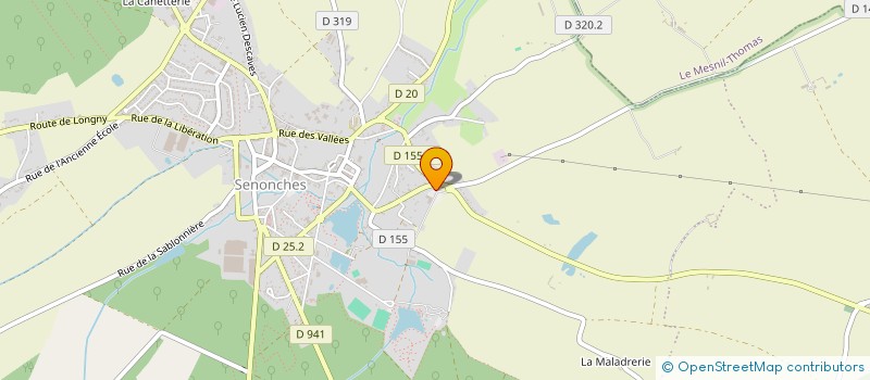 localisation de l'entreprise MADAME ORIANE RENARD à SENONCHES