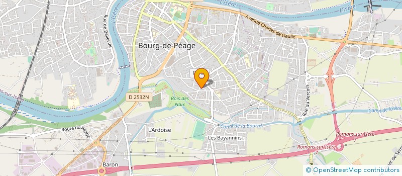 localisation de l'entreprise MADAME ORIANE RENOU  BOURG-DE-PEAGE