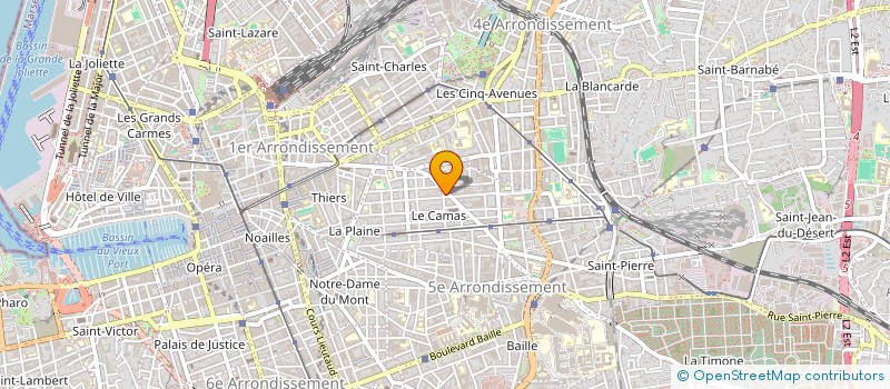localisation de l'entreprise MADAME ORIANE ROUDEAU à MARSEILLE