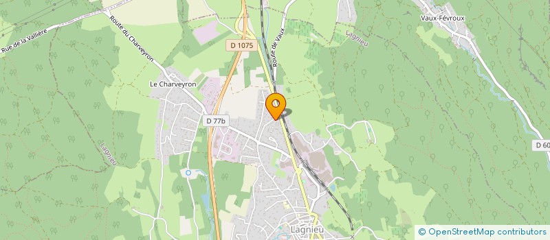 localisation de l'entreprise MADAME ORIANE ROUSSEAU  LAGNIEU