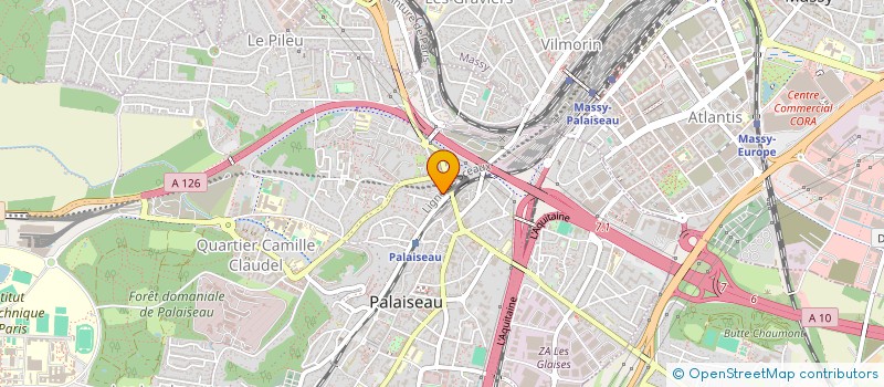 localisation de l'entreprise MADAME ORIANE SALLARD à PALAISEAU