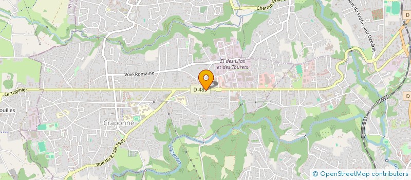 localisation de l'entreprise MADAME ORIANE SELLI  CRAPONNE