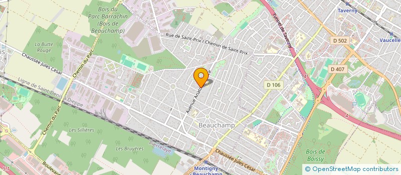 localisation de l'entreprise MADAME ORIANE SIMONET  BEAUCHAMP