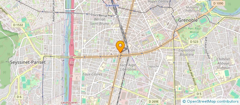 localisation de l'entreprise MADAME ORIANE SOYEZ  GRENOBLE