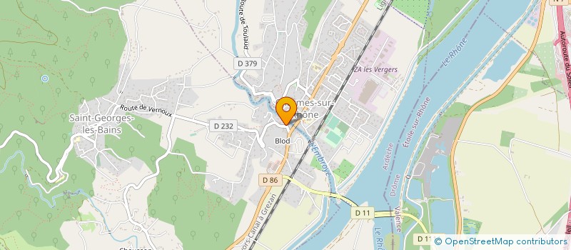 localisation de l'entreprise MADAME ORIANE TERRAS  BEAUCHASTEL