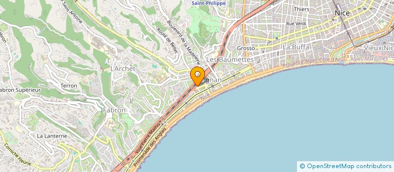 localisation de l'entreprise MADAME ORIANE TISON-GROSRICHARD à NICE
