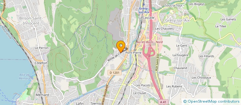 localisation de l'entreprise MADAME ORIANE TITECA  ORNEX