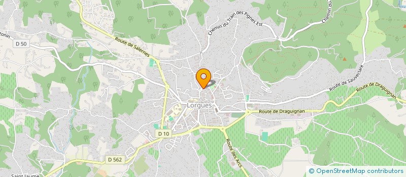 localisation de l'entreprise MADAME ORIANE YAPOUDJIAN  LORGUES