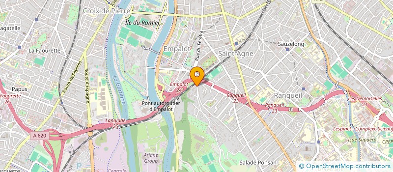 localisation de l'entreprise MADAME ORIANNE BASTIN  TOULOUSE