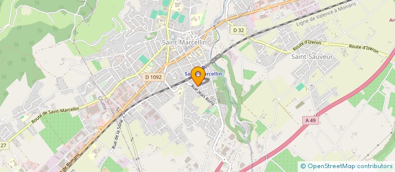 localisation de l'entreprise MADAME ORIANNE BERTRAND  SAINT-MARCELLIN