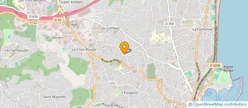 localisation de l'entreprise MADAME ORIANNE BRENCKLE  ANTIBES