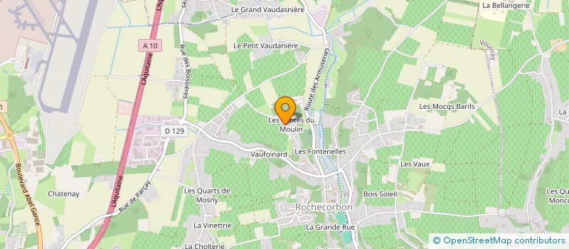 localisation de l'entreprise MADAME ORIANNE CARON à ROCHECORBON