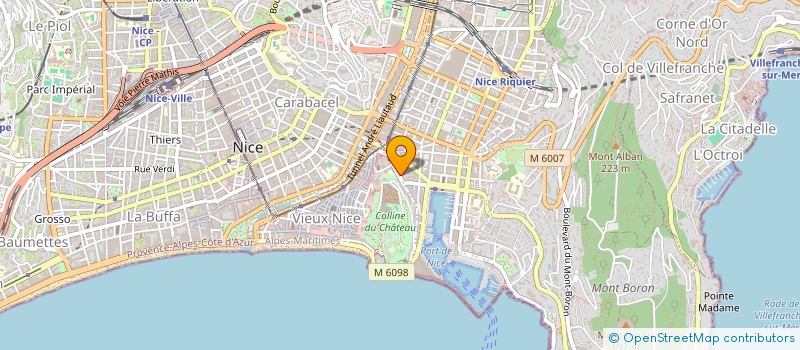 localisation de l'entreprise MADAME ORIANNE CERESOLA à NICE