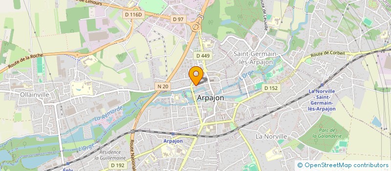 localisation de l'entreprise MADAME ORIANNE CHERIMONT à ARPAJON