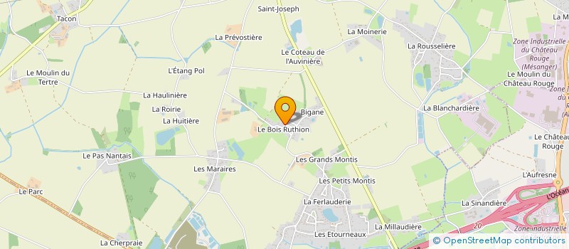 localisation de l'entreprise MADAME ORIANNE FOURRIER  MESANGER