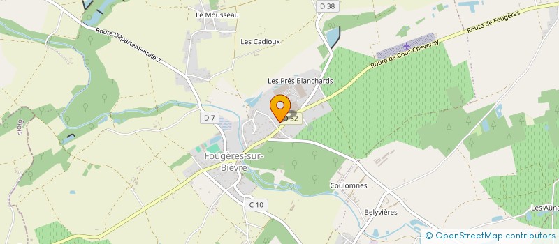 localisation de l'entreprise MADAME ORIANNE JOUANNEAU  LE CONTROIS-EN-SOLOGNE