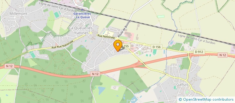 localisation de l'entreprise MADAME ORIANNE LEPARMENTIER  LA QUEUE-LES-YVELINES